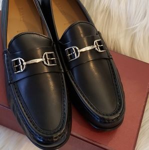 Bally Wmns Black Calf Loafer 10 M US / 40.5 EU